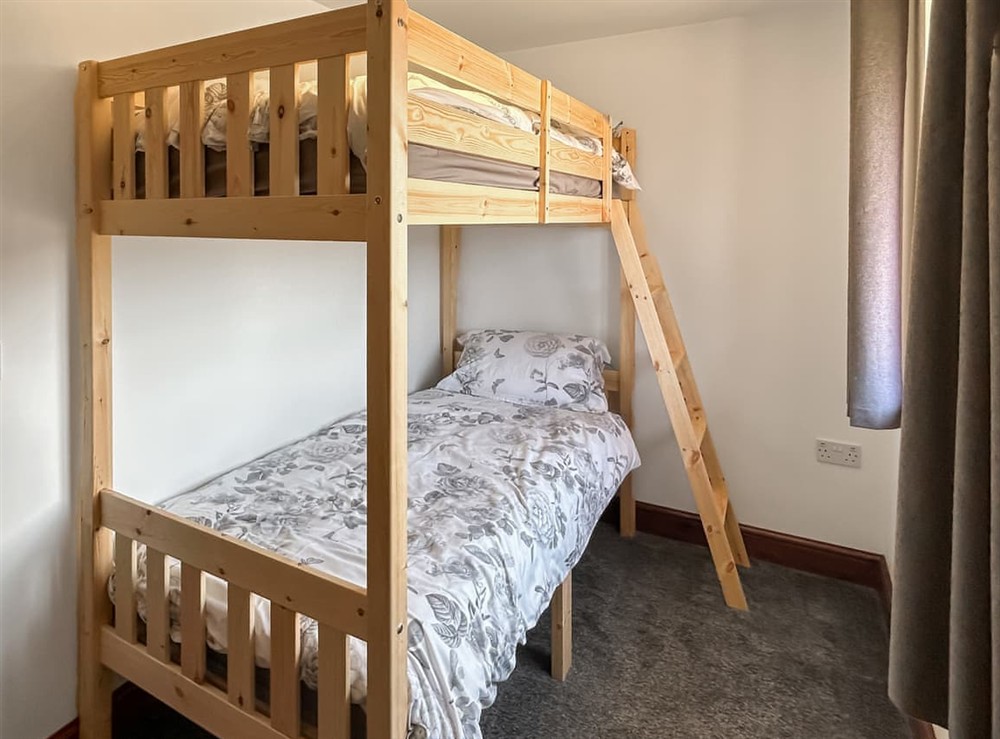 Bunk bedroom at Caccia Lodge in Burnham-on-Sea, Somerset
