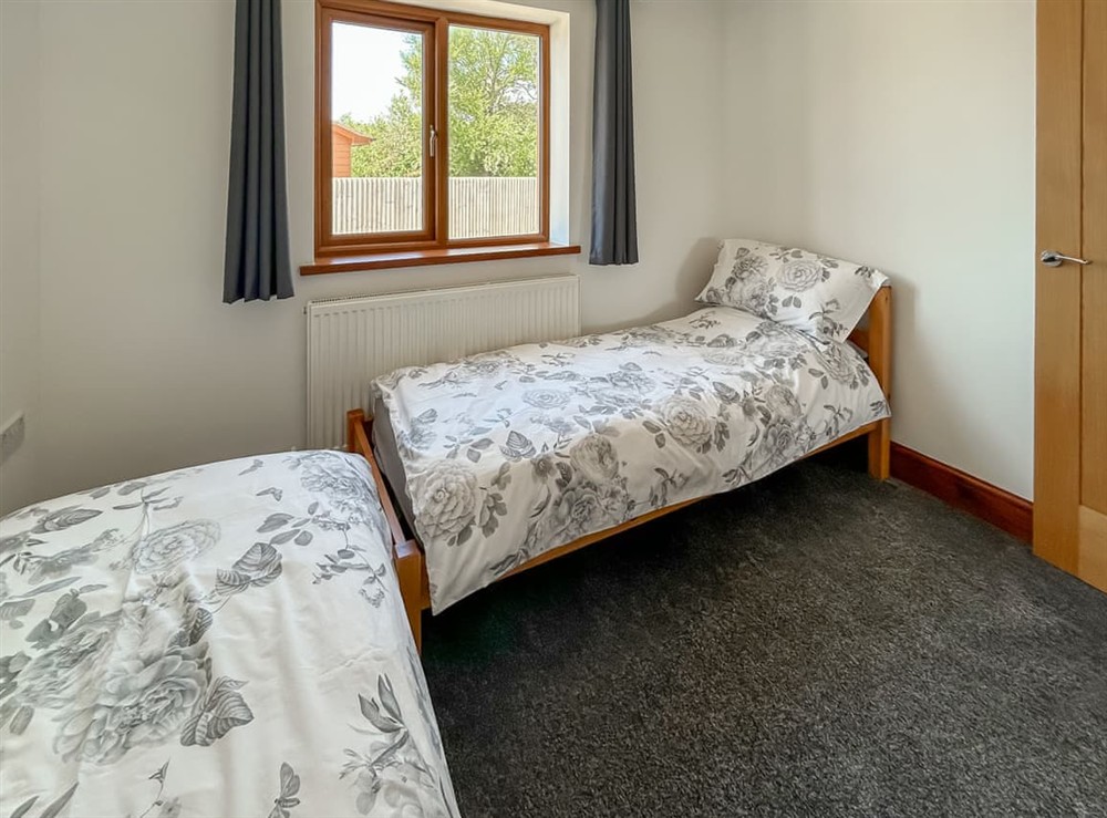 Twin bedroom at Caccia Lodge in Burnham-on-Sea, Somerset