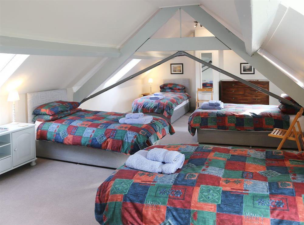 Attic room with twin beds plus two additional single beds at Caddleton Farmhouse in Ardmaddy Castle, Nr Oban, Argyll., Great Britain