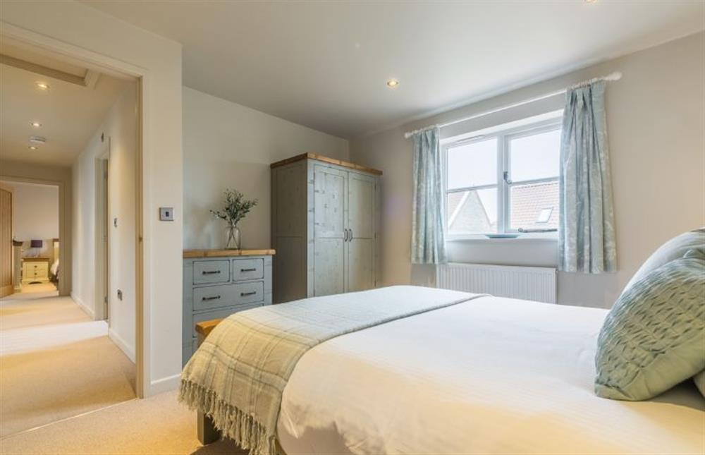 First floor: Bedroom three with double bed (photo 2) at Caddows, Docking near Kings Lynn