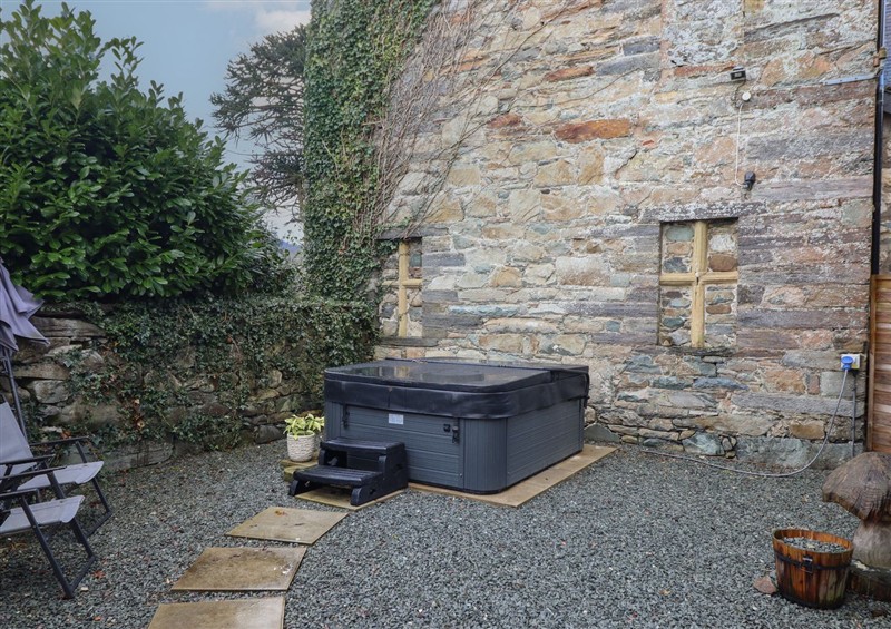 This is the garden at Cader Cottage, Dolgellau