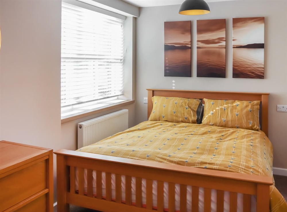 Double bedroom at Cae Cwta in Tal Y Bont, near Harlech, Gwynedd