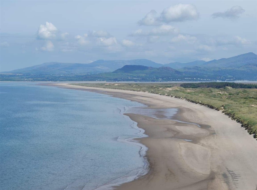 Harlech Beach at Cae Cwta in Tal Y Bont, near Harlech, Gwynedd