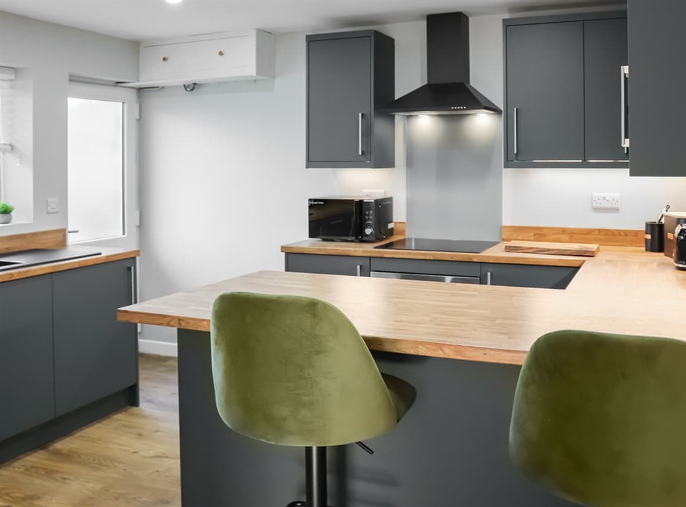 Kitchen/diner at Cae Cwta in Tal Y Bont, near Harlech, Gwynedd