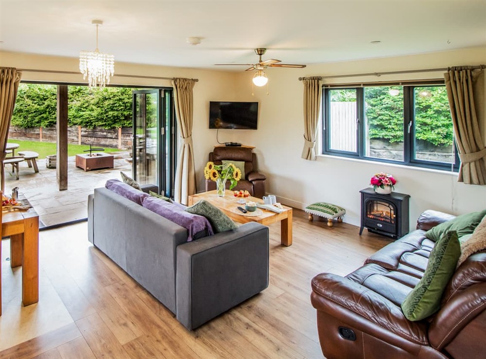 Living area at Caban Dulas, 