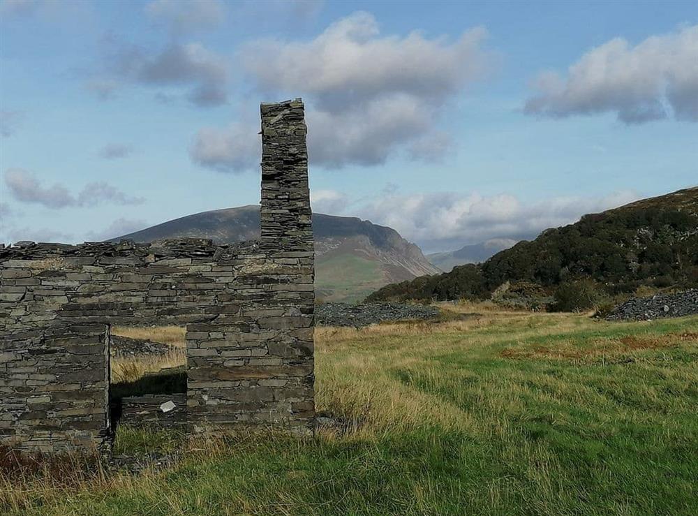 Surrounding area at Cae Mawr in Llanllyfni, near Beddgelert, Gwynedd