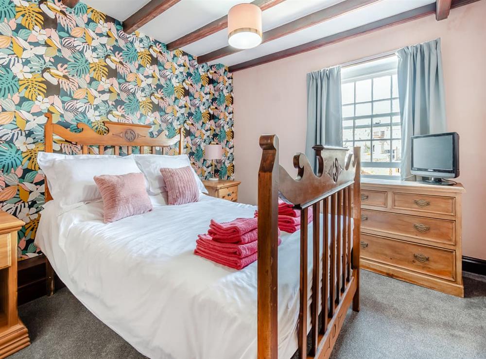 Double bedroom at Caedmon Cottage in Whitby, North Yorkshire