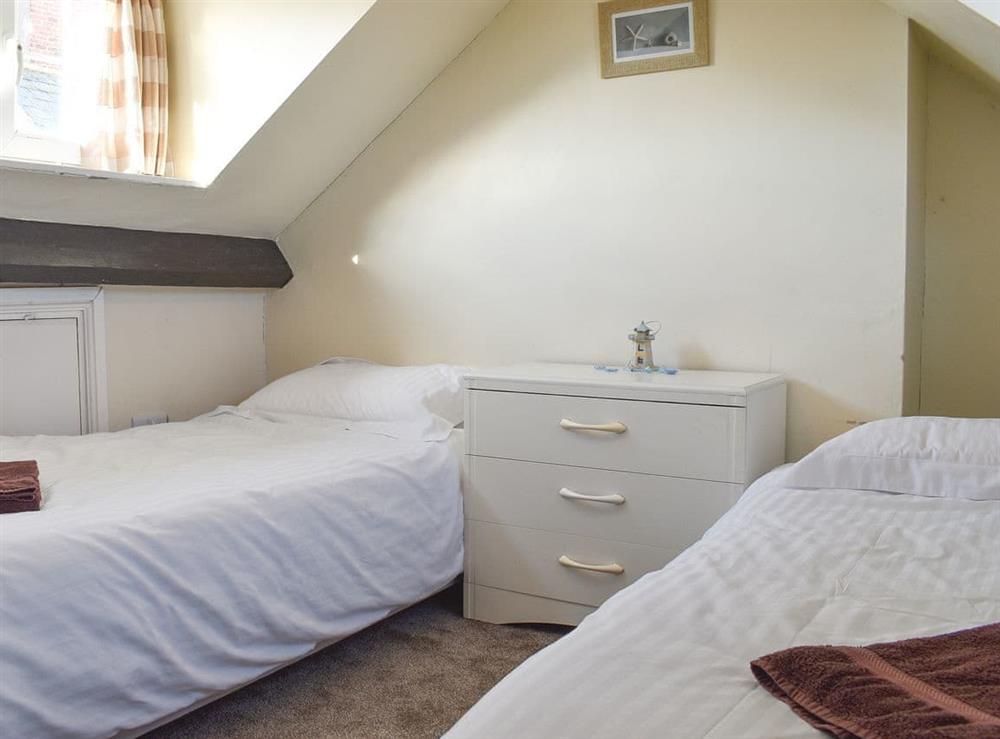Twin bedroom at Caedmons Dream in Whitby, Yorkshire, North Yorkshire