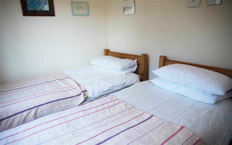 One of the 2 bedrooms at Caelum, Port Isaac