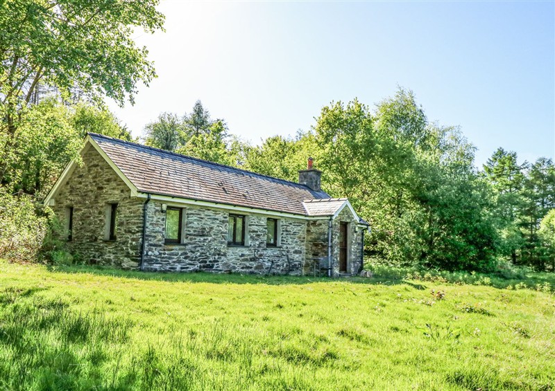 The garden in Cae'n Y Coed Barn at Caen Y Coed Barn, Penrhyndeudraeth