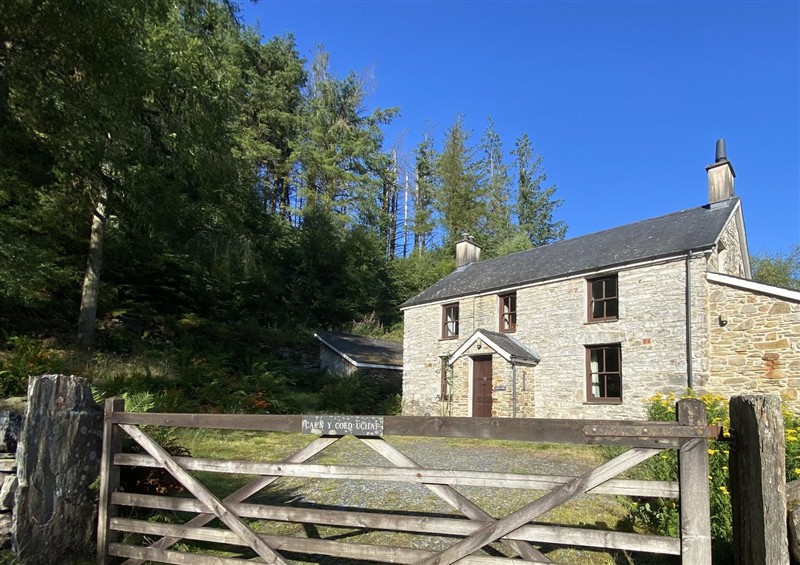 Enjoy the garden at Caen Y Coed Cottage, Penrhyndeudraeth