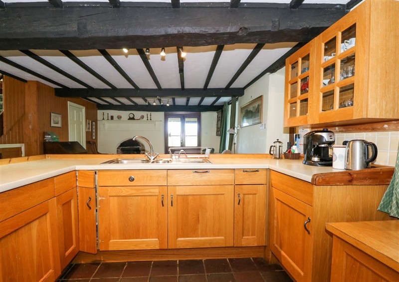 This is the kitchen at Caen Y Coed Cottage, Penrhyndeudraeth