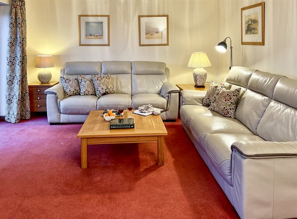 Living area at Cae’r Dderwen in Dolgellau, Gwynedd