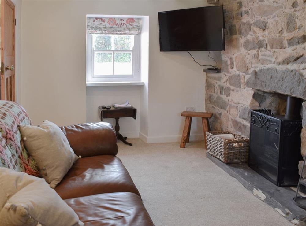 Living room at Caer Pwll in Morfa Nefyn, Gwynedd