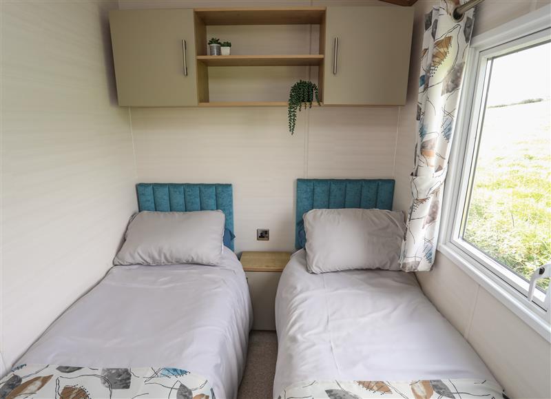A bedroom in Cae'r Wylan at Caer Wylan, Aberdaron