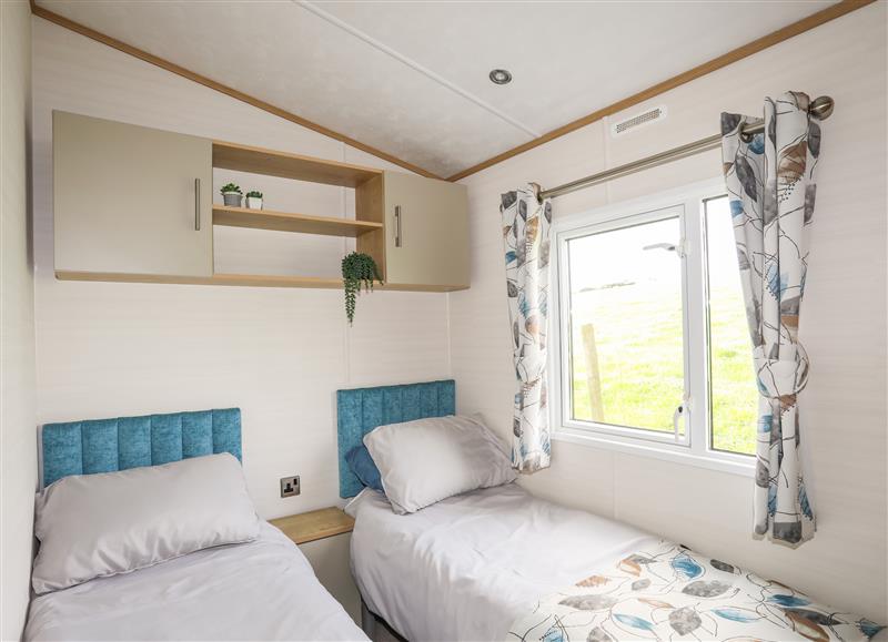 One of the bedrooms at Caer Wylan, Aberdaron