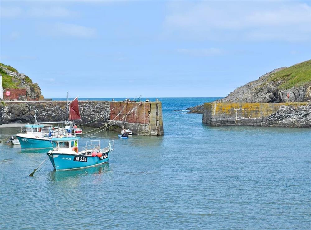 Porthgain Harbour at Caerau Bach in Trefin, near St David’s, Dyfed