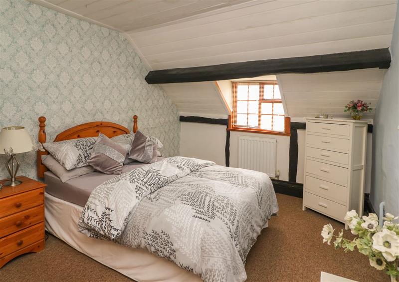 One of the bedrooms at Caerau Farm House, Llanidloes