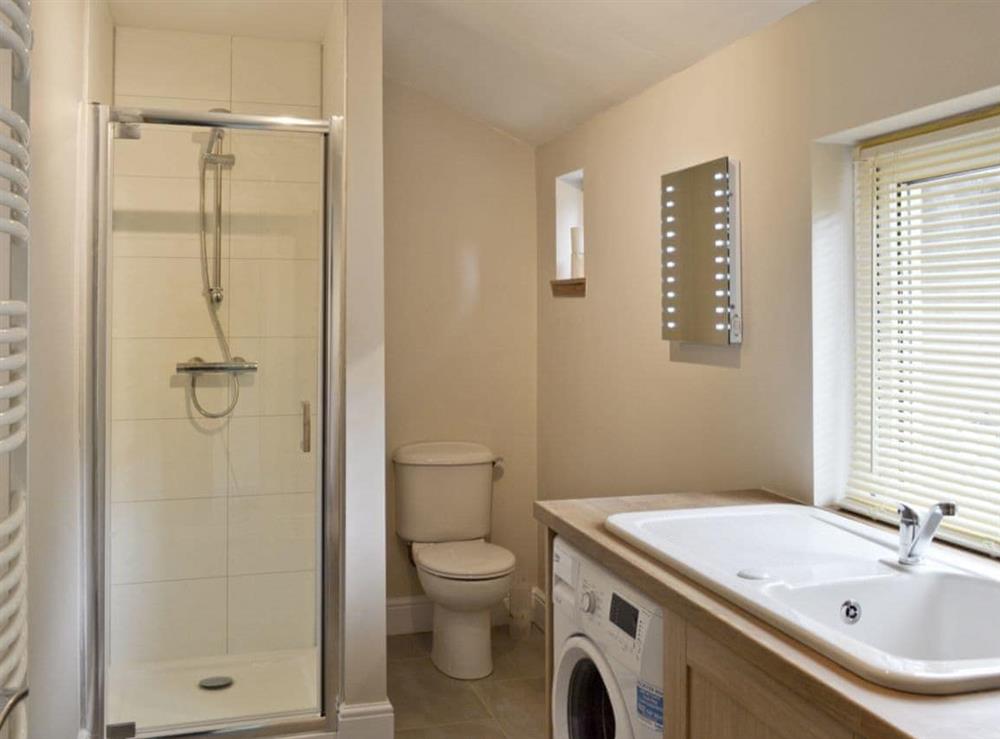Shower room at Bankswood Cottage, 