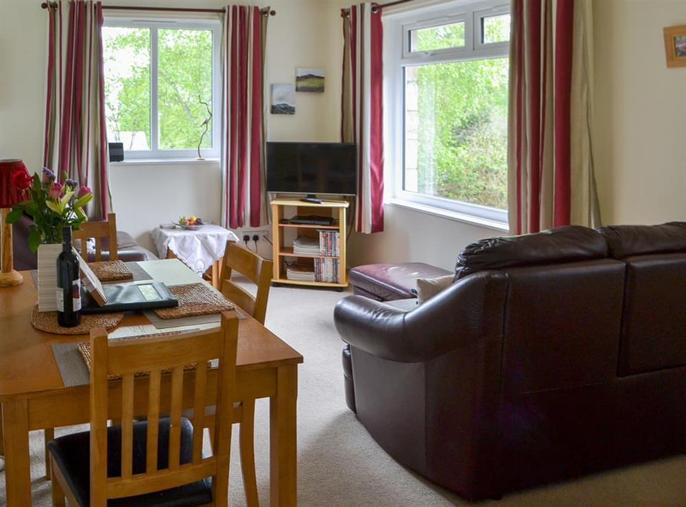 Living area at Cairn Rigg in Rothbury, Northumberland