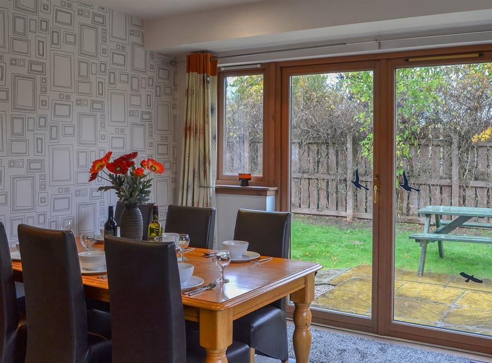 Dining area in the spacious kitchen/diner at Cairn View in Aviemore, Inverness-Shire