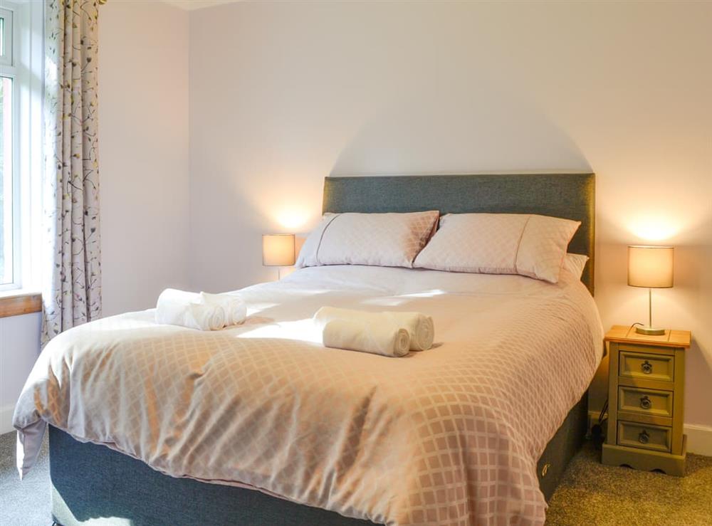 Double bedroom at Cairncroft Cottage in Stranraer, Wigtownshire