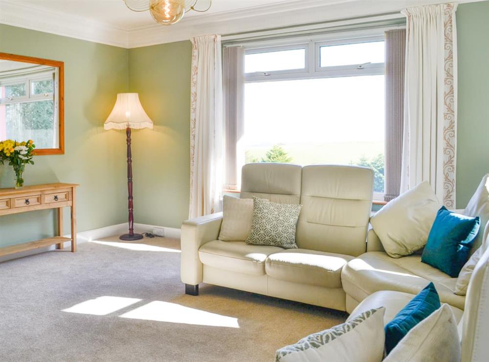 Living room at Cairncroft Cottage in Stranraer, Wigtownshire