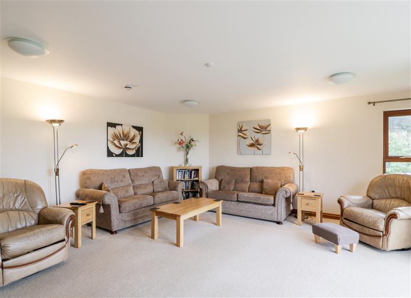 The living area at Cairnhapple House, Stranraer