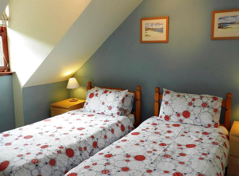 Twin bedroom (photo 2) at Cairnsaigh in Whiting Bay, Isle of Arran, Scotland