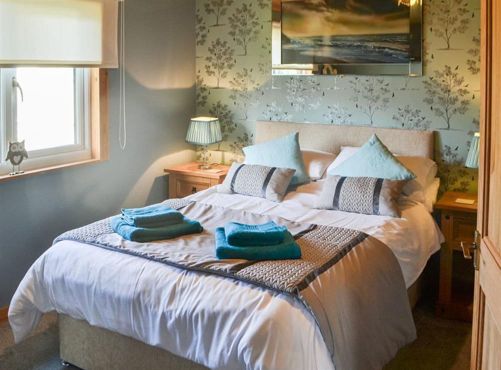 Double bedroom at Cairnswood in Felton near Morpeth, Northumberland