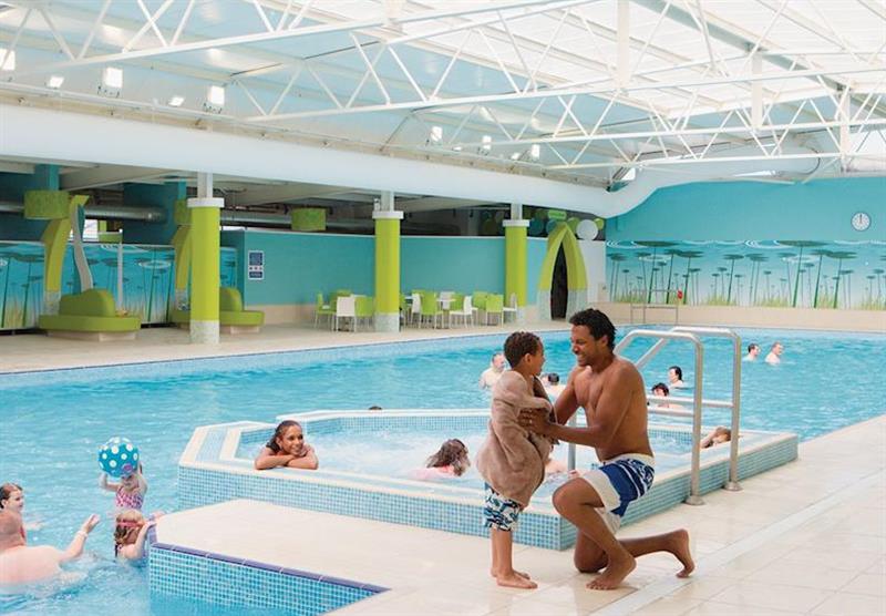 Indoor heated swimming pool at Caister on Sea Holiday Park in Caister, Norfolk