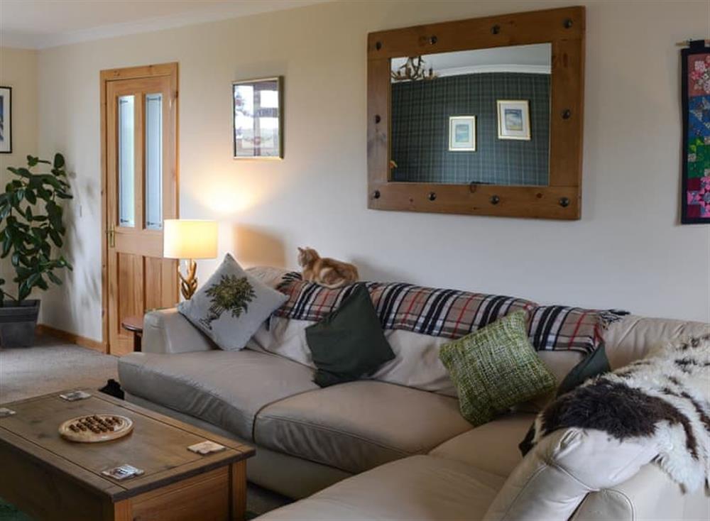 cosy living room at Cala Sona in Portnalong, Isle Of Skye
