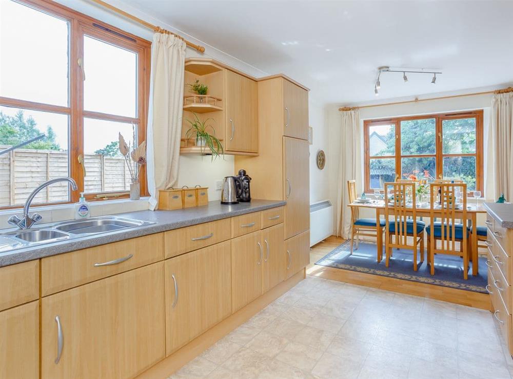 Kitchen/diner at Caldon Cottage in Cromarty, Ross-Shire