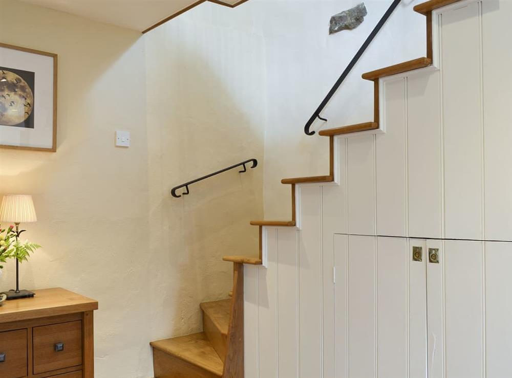 Open stairs to first floor