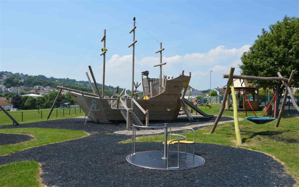 Pirate ship for kids nearby at Calleva in Lyme Regis