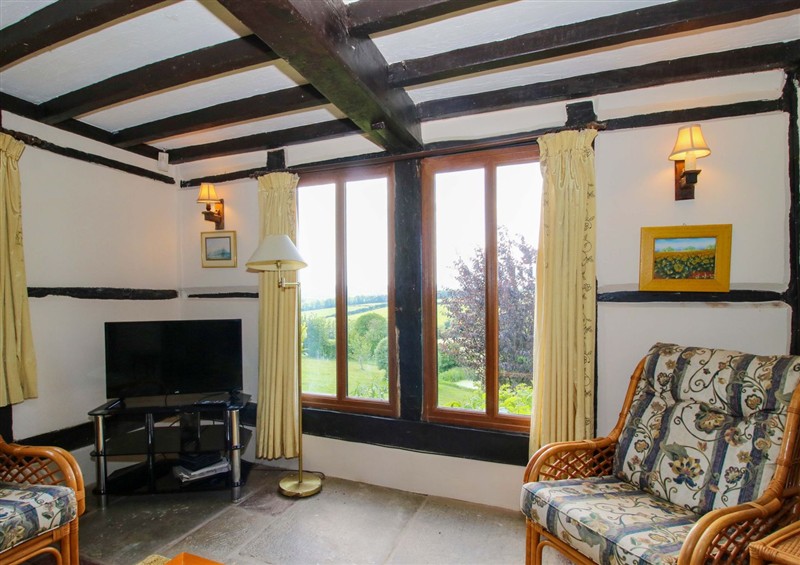One of the bedrooms at Callow Cottage, Craven Arms