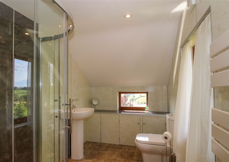 This is the bathroom at Callow Cottage, Craven Arms