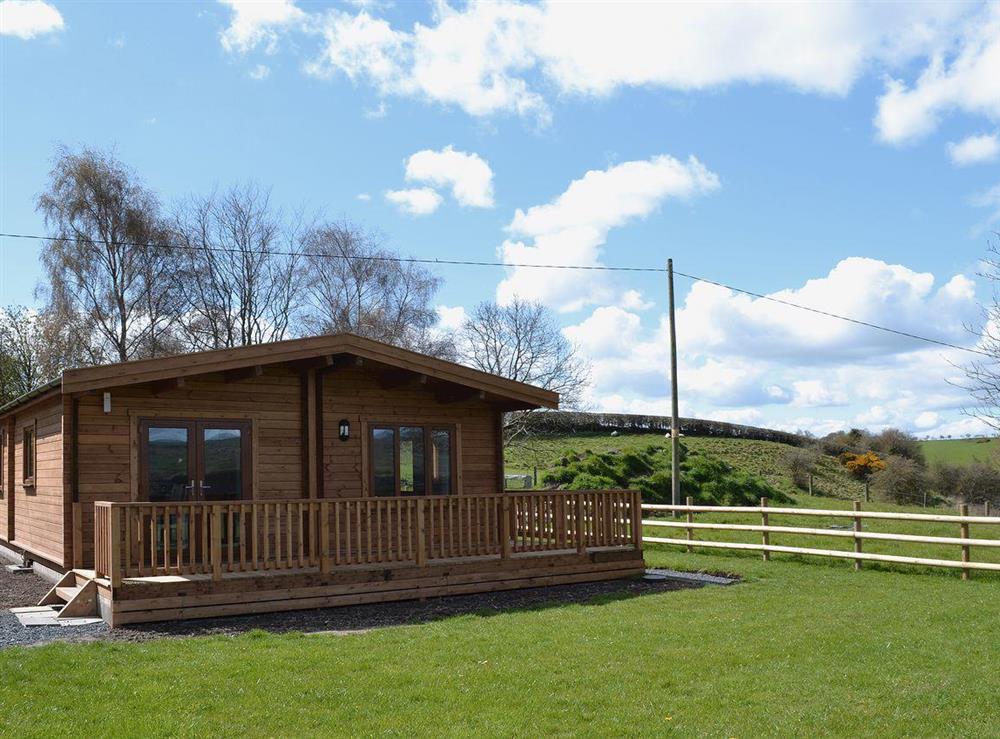 Rural cabin set in the Welsh/English borders, close to Shrewsbury at Callow Lodge in Bromlow, near Minsterley, Shropshire