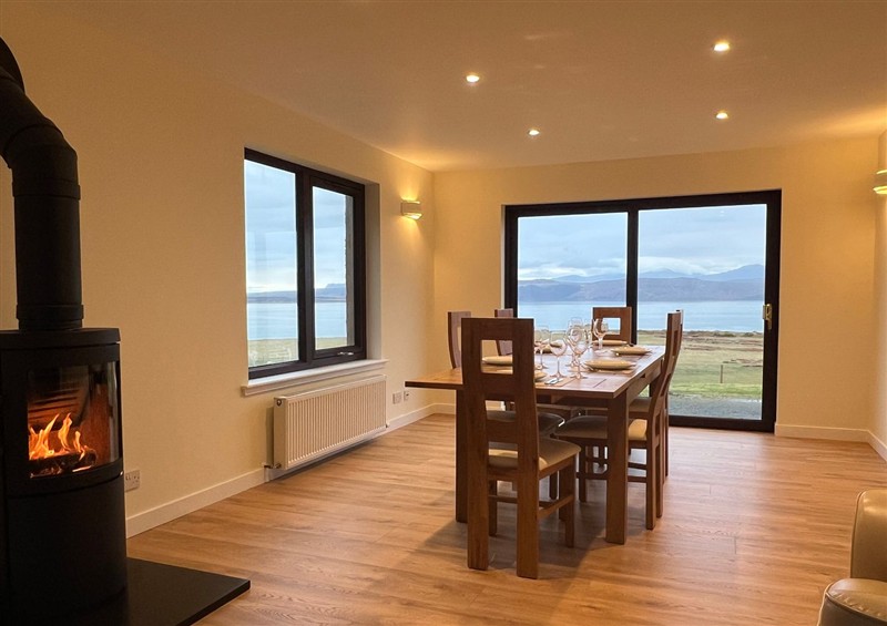 Relax in the living area at Calmdale, Inverasdale near Poolewe