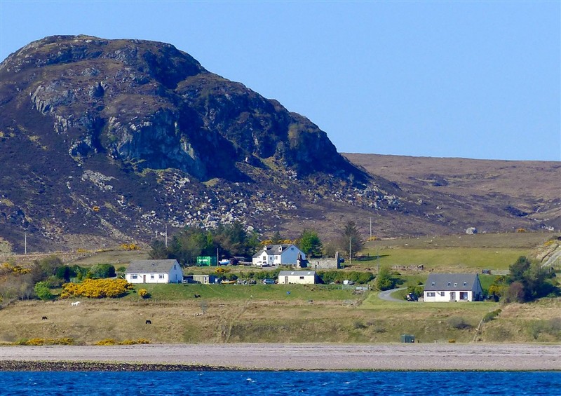 The setting of Calmdale at Calmdale, Inverasdale near Poolewe