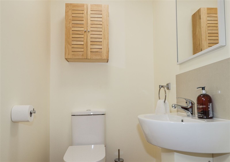This is the bathroom at Calmdale, Inverasdale near Poolewe