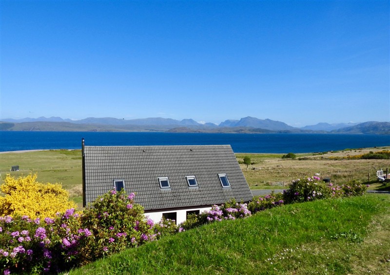This is the setting of Calmdale at Calmdale, Inverasdale near Poolewe