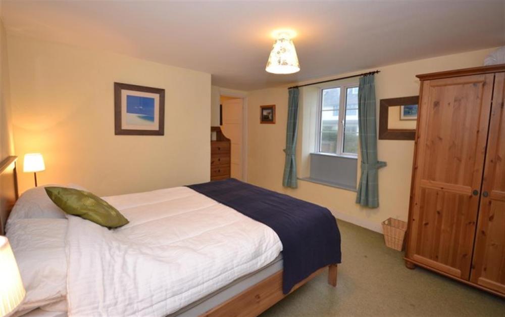 Another view of the double room with king size bed at Camac Cottage in Hope Cove
