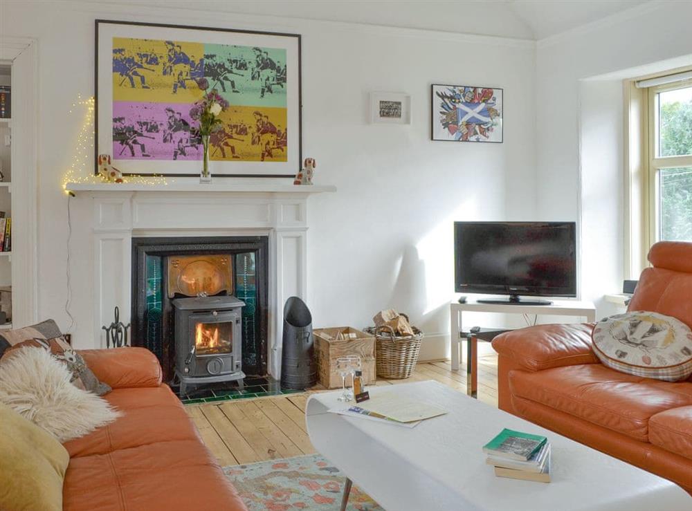 Characterful living room at Caman House, Apartment 2 in Newtonmore, Inverness-Shire