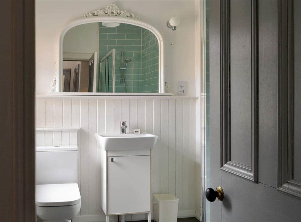 Family bathroom at Caman House, Apartment 2 in Newtonmore, Inverness-Shire