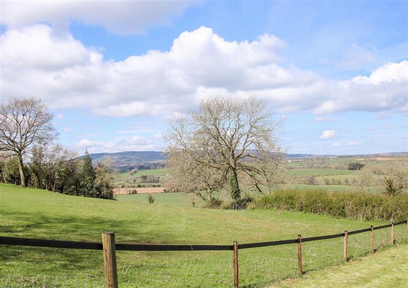Rural landscape at Camden Cottage, Oreton near Cleobury Mortimer
