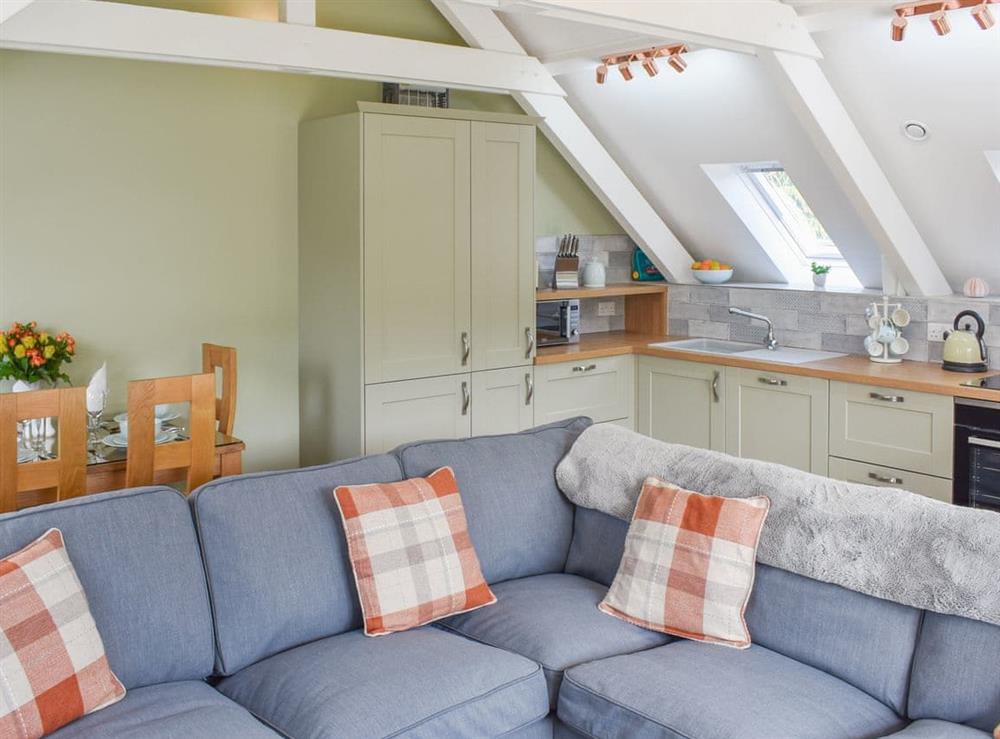 Convenient open plan design at Camelia Cottage in Polmassick, near St Austell, Cornwall, England