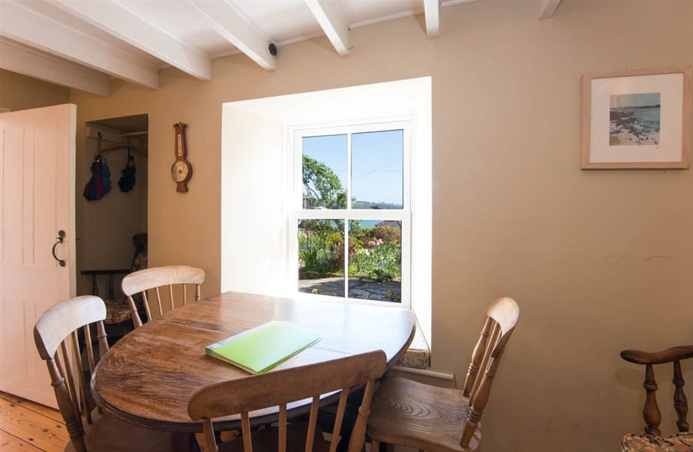 Dining Area at Camellia Cottage in St Mawes, Cornwall