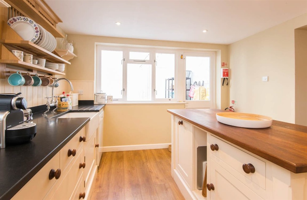 Kitchen area (photo 3) at Camellia Cottage in St Mawes, Cornwall