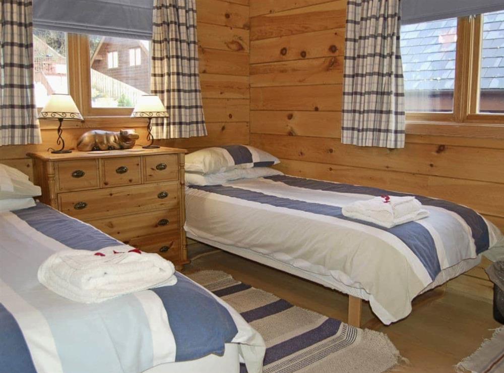 Twin bedroom at Camelog in Little Petherick, near Padstow, Cornwall